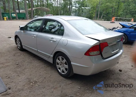 2010 Honda Civic Lx из США, поврежденный, VIN 2HGFA1F54AH316466